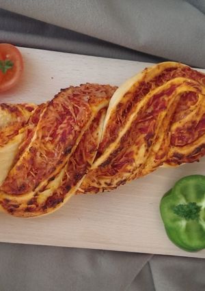Ostoros pizza recept fotója