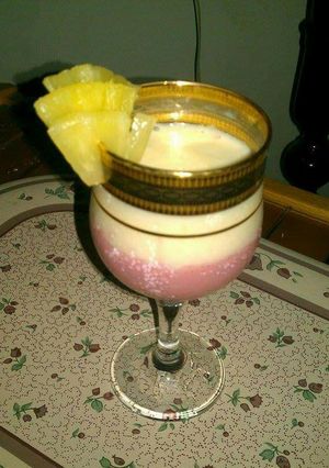 A picture of Strawberry 🍓 Pineapple 🍍 Smoothie Recipe.