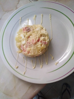 Una foto de Ensaladilla de salmón y manzana