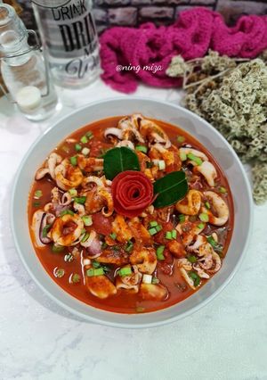 Foto resep 153. Cumi-cumi Saus Padang