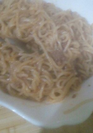 صورة لوصفة اندومي بطريقتي