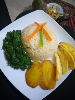 A picture of Garlic rice #AuthorMarathon.