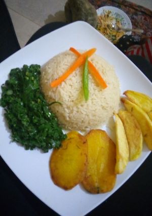 A picture of Garlic rice #AuthorMarathon.
