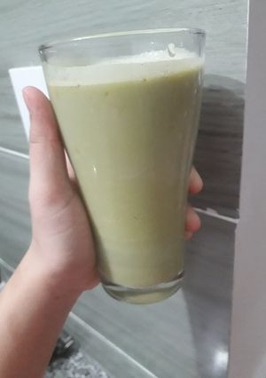 Hình của món Sữa tươi rau má.