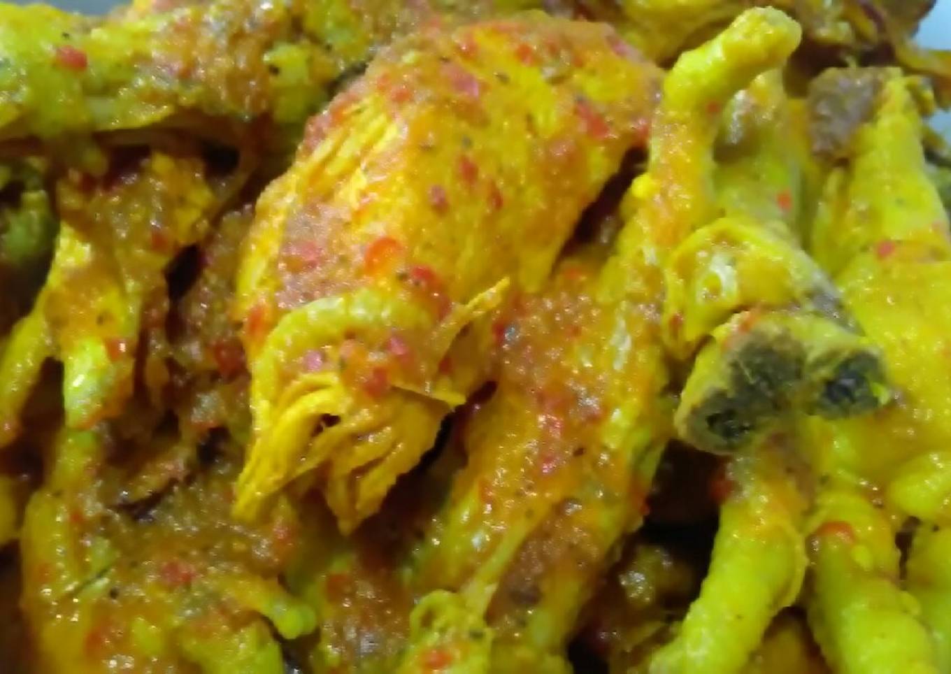 Aceta (ayam,ceker dan Tahu) bumbu Betutu