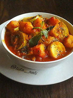 عکسی از دستور خوراک کدو