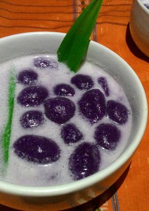 Foto resep Bubur biji salak ungu