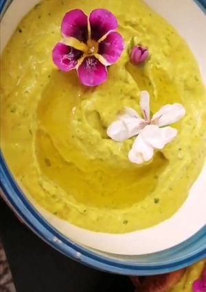 Une photo de Houmous aux herbes de Provence