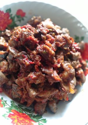 Foto resep Oseng Mercon Ati Ampela