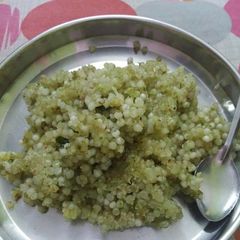 Palak khichdi A picture of Palak khichdi.