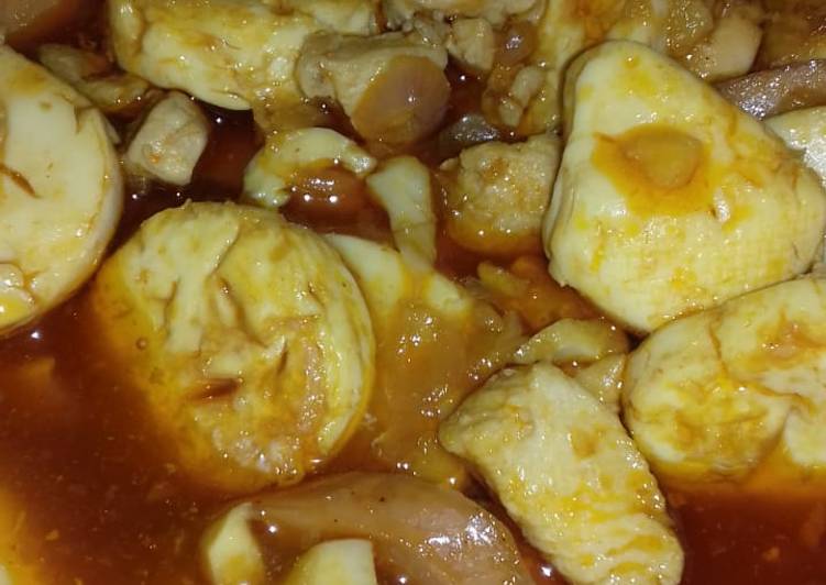 Resep Tofu sosis ayam asam manis, Enak Banget
