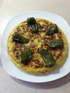 Una foto de Tortilla de verduras