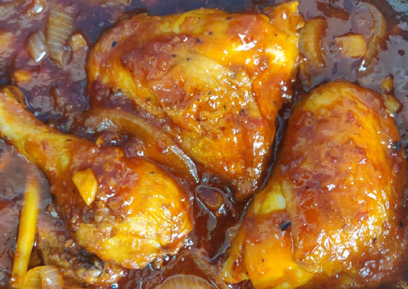 Resepi Ayam masak merah yang Boleh Manjain Lidah dan Easy