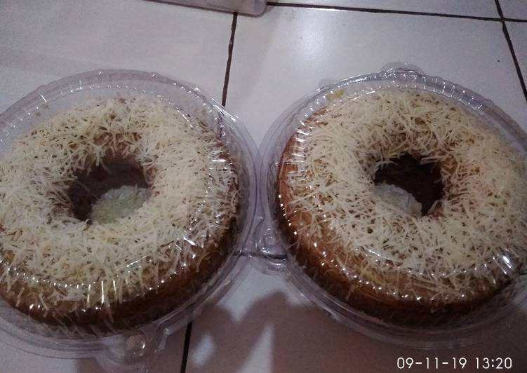 Bolu pisang panggang satu telur anti gagal π