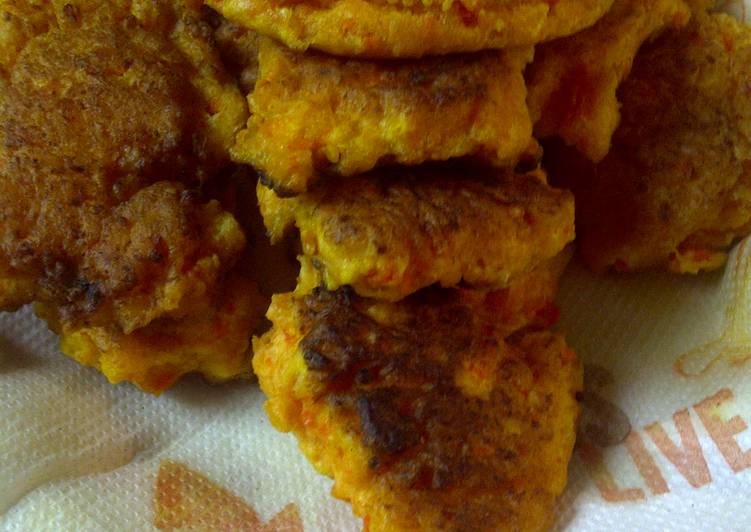 Steps to Make Homemade Pan fried carrot bread