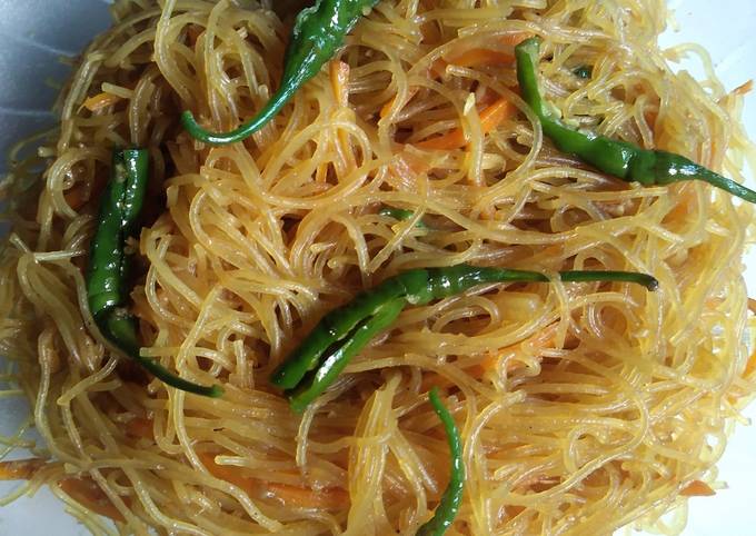 Standar Bagaimana cara buat Bihun Goreng dijamin nagih banget