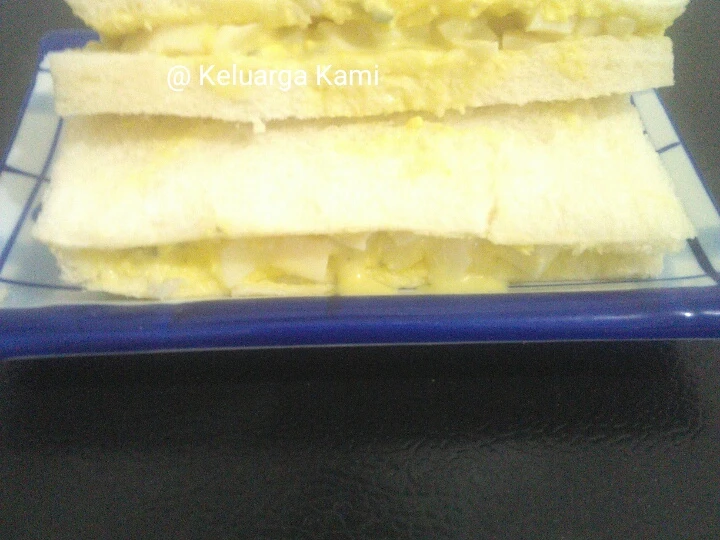 Cara Mudah Membikin Resep Egg mayo sandwich yang Sempurna Anti Ribet, Bisa Manjain Lidah