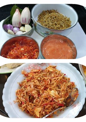 Foto resep Teri Medan dan Bunga Kecombrang (kiencong)