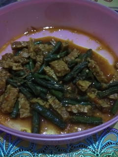 Foto resep Tumis kacang panjang & tempe