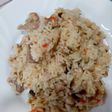 Arroz con verduras y pollo al curry