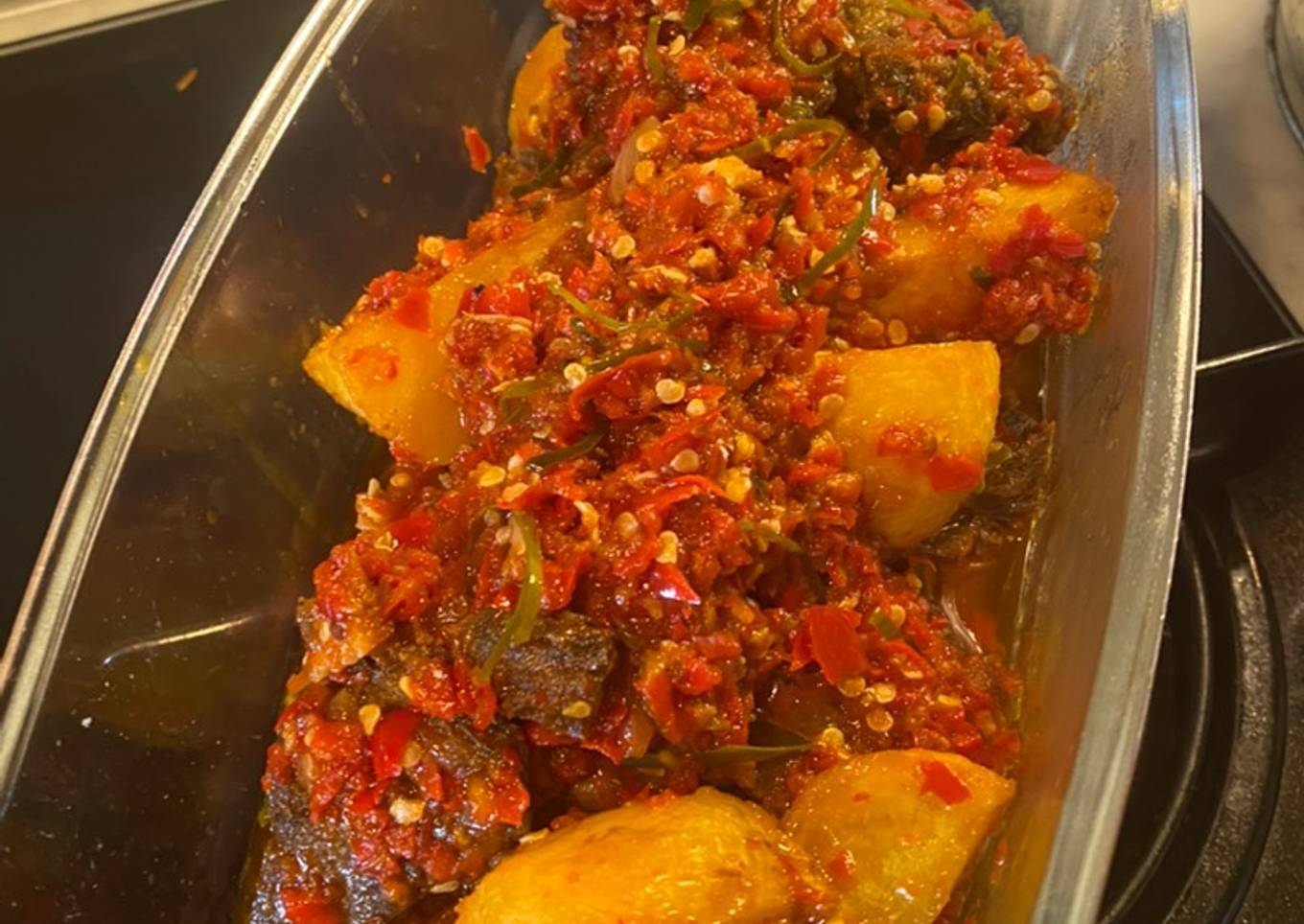Daging balado basah