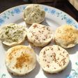 Bocadillo de yogurt con base de galleta de arroz