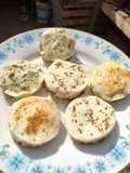 Bocadillo de yogurt con base de galleta de arroz