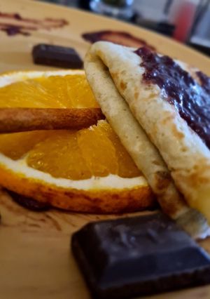 Adventi forralt boros palacsinta recept fotója