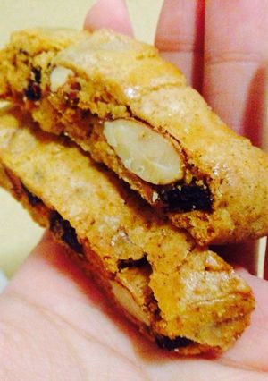 A picture of Lemon cranberry Almond Biscotti.