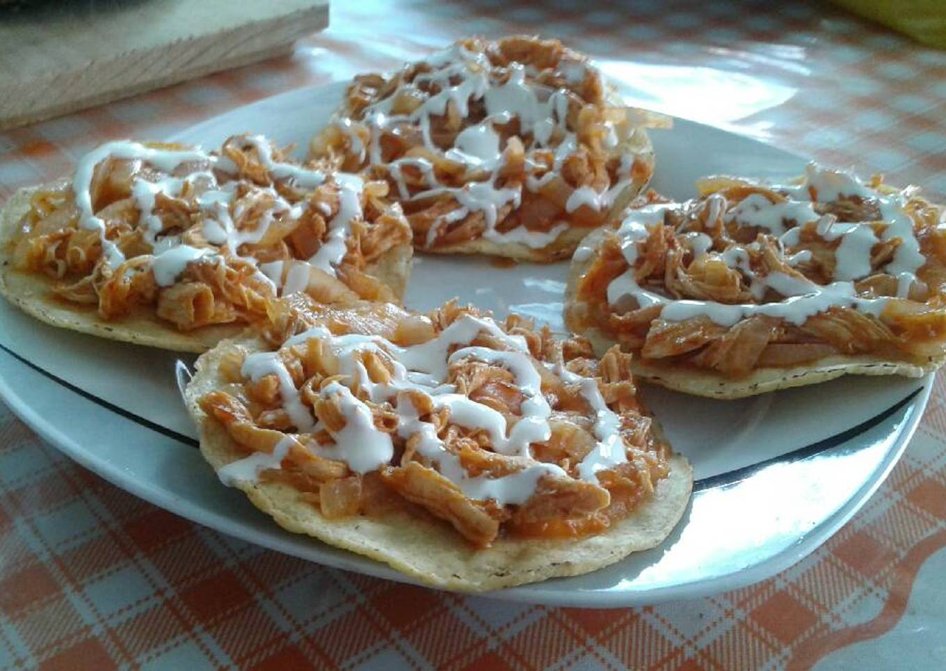 Tinga de pollo "a la enojona" 🍗