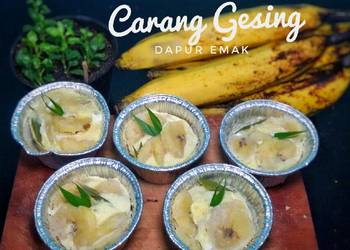 Resep Mudah Carang Gesing Tanpa Daun Pisang Enak Sempurna