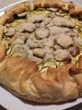 Torta salata: zucchine e formaggio spalmabile