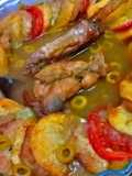 طبق دوائر اللحم والبطاطا والطماطم في الفرن🤤❤️
