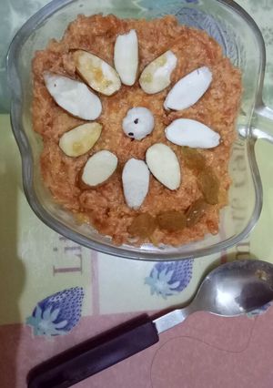 A picture of Gajar ka halva.