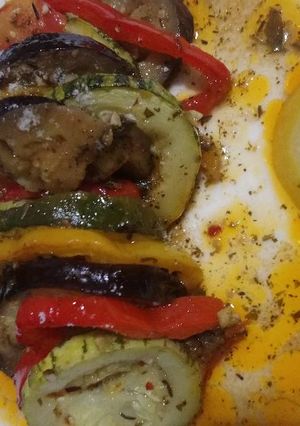 Una foto de Pisto o ratatouille