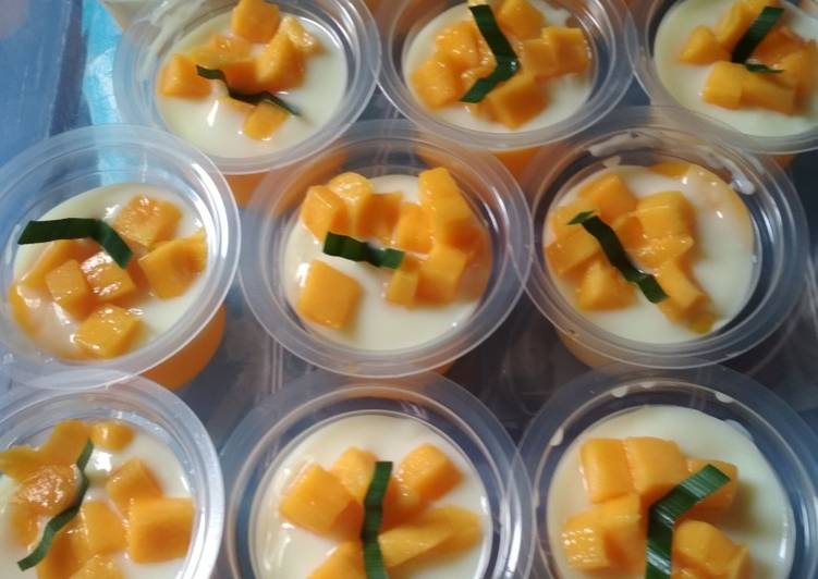 Pudding Mangga Susu