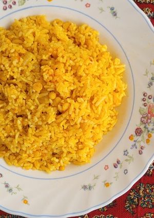 عکسی از دستور لپه پلو