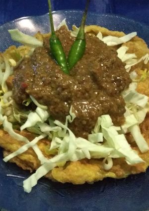 Foto resep Tahu telur bumbu kacang