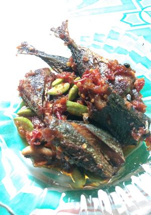 Foto resep Pindang pete balado
