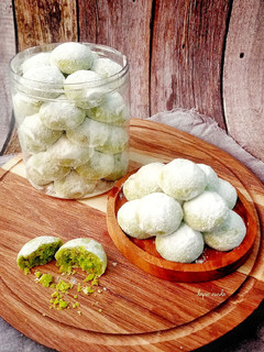 Foto resep Putri salju pandan mede keju