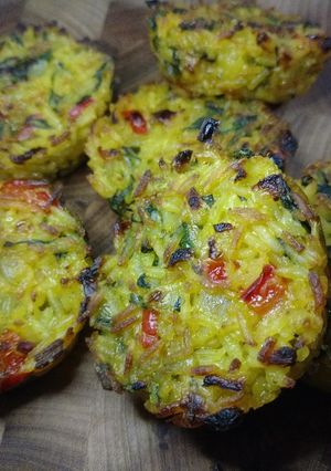 Foto principal de Muffins de arroz y verduras