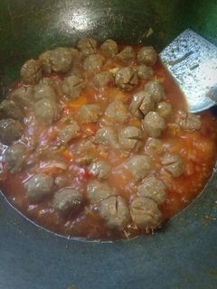 Foto resep Bakso saos asam pedas