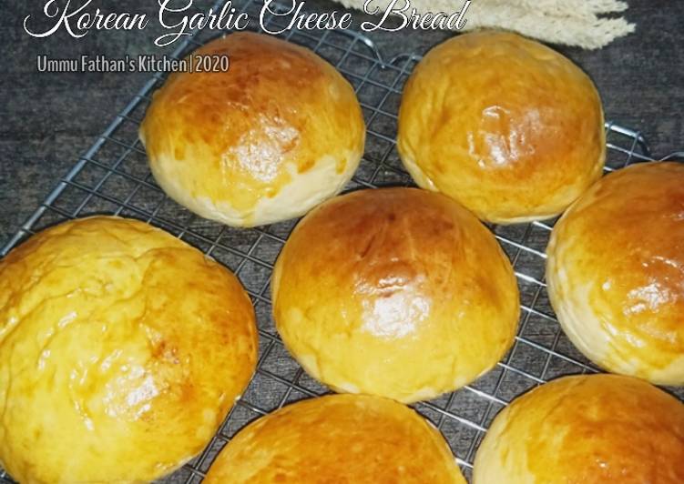 Resep Roti Bun untuk Korean Garlic Cheese Bread (No Mixer) Anti Gagal
