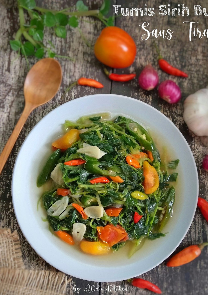 Foto resep Tumis Sirih Bumi Saus Tiram