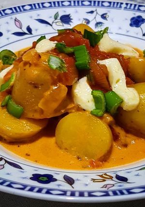 Una foto de Papas chorreadas
