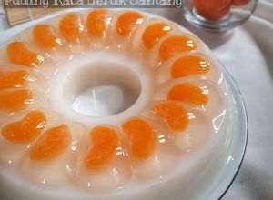 Foto resep Puding Kaca Jeruk Santang