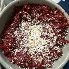 A picture of Beetroot Halwa.