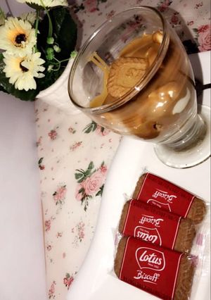 صورة لوصفة حلى كاسات اللوتس 🌼