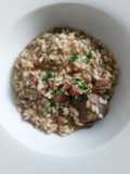 Arroz meloso de carrilleras al horno