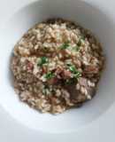 Arroz meloso de carrilleras al horno